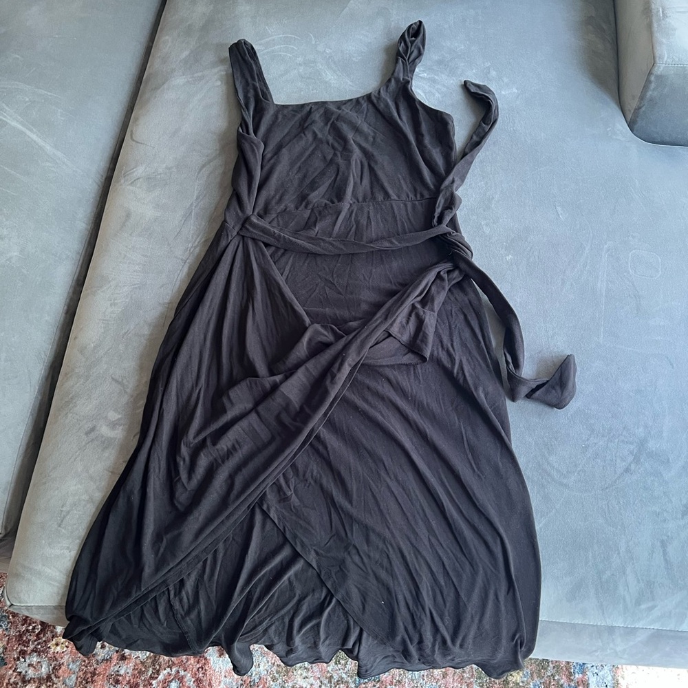 Quince tank top wrap dress